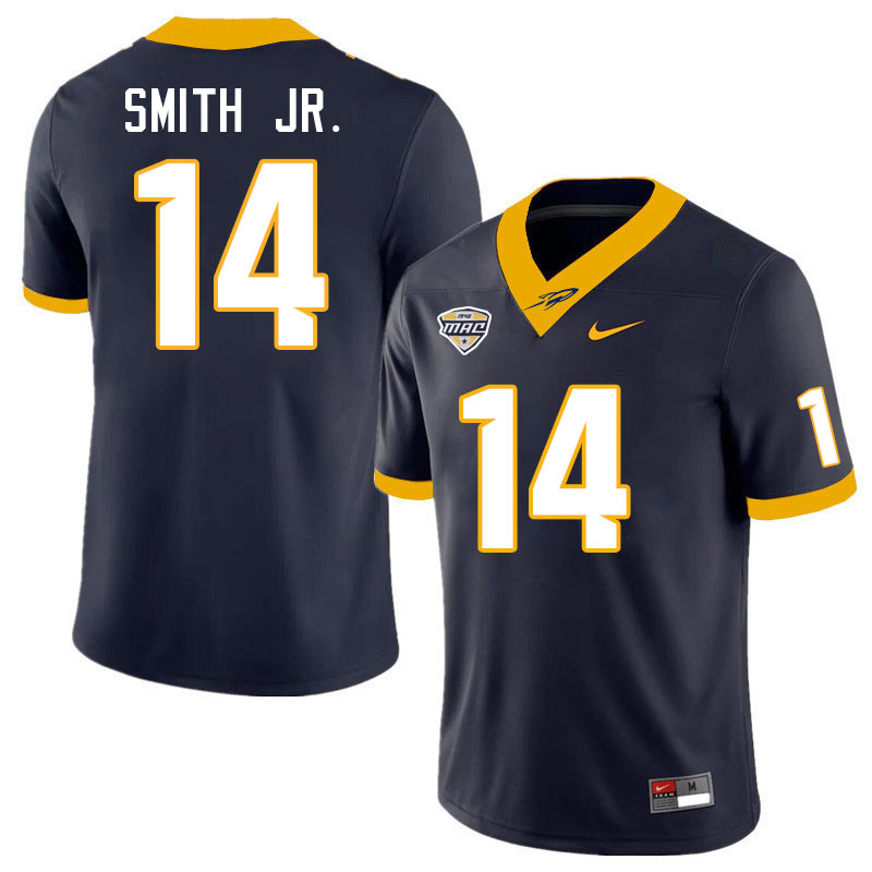 Toledo Rockets #14 Sam Smith Jr. College Football Jerseys Stitched Sale-Navy
